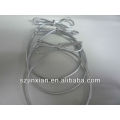 shiny silver elastic cord ,bow cord